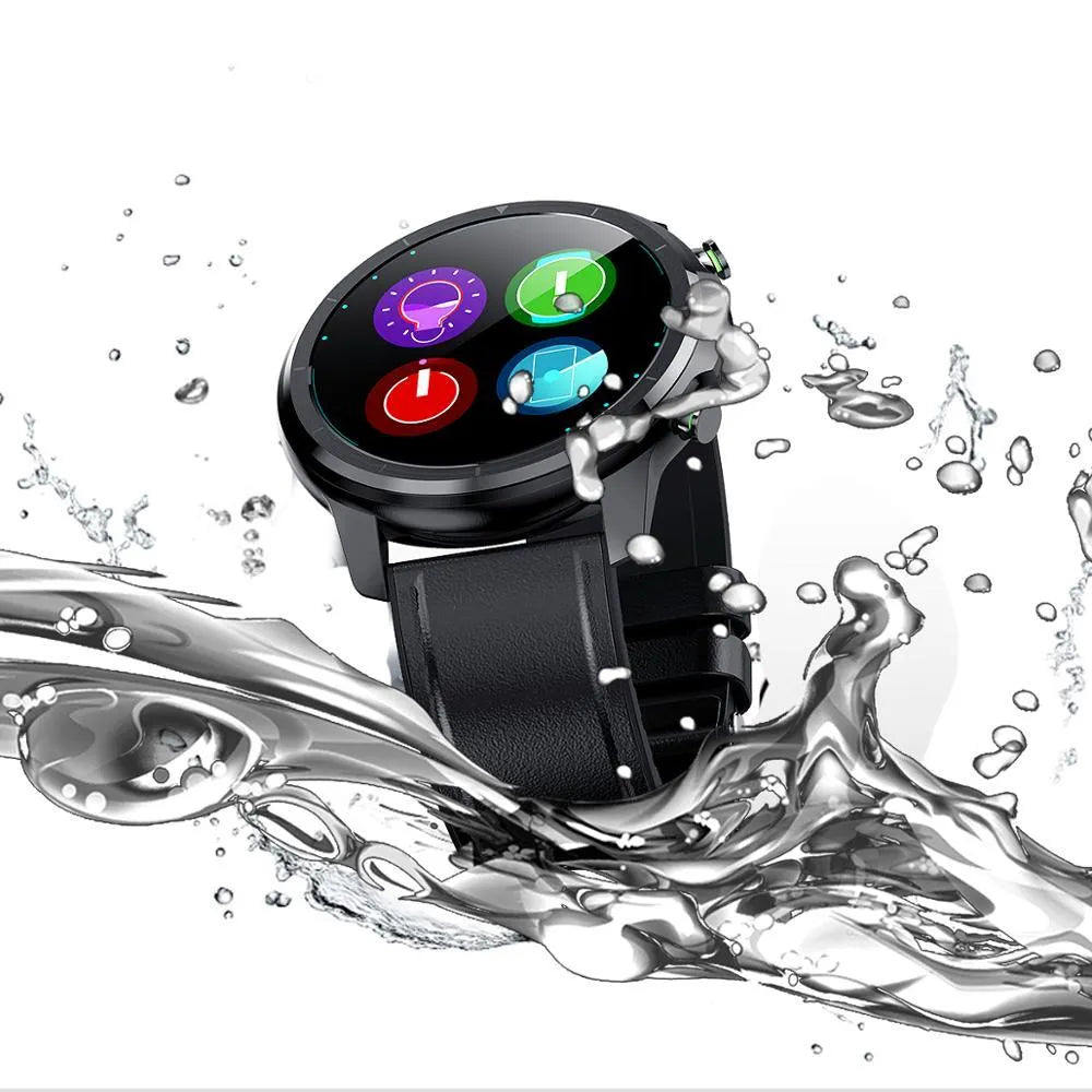 LEMFO LF26 smart bracelet with 1.3-inch screen showing fitness data on wrist