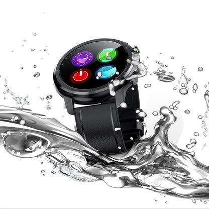 LEMFO LF26 smart bracelet with 1.3-inch screen showing fitness data on wrist