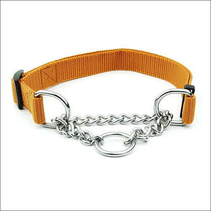 Large dog collar 2.5cm wide adjustable 40cm to 74cm in blue black red brown camouflage dot snowflake patterns