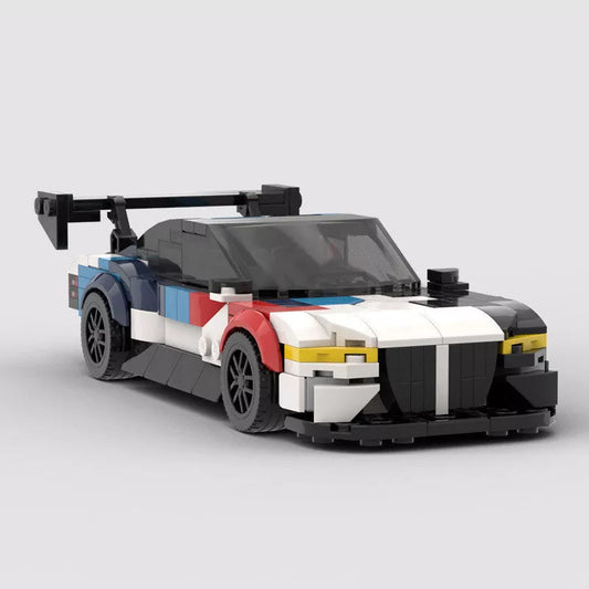 MOC Building Blocks Compatible with M4GT3 Racing Car for Youth Assembly