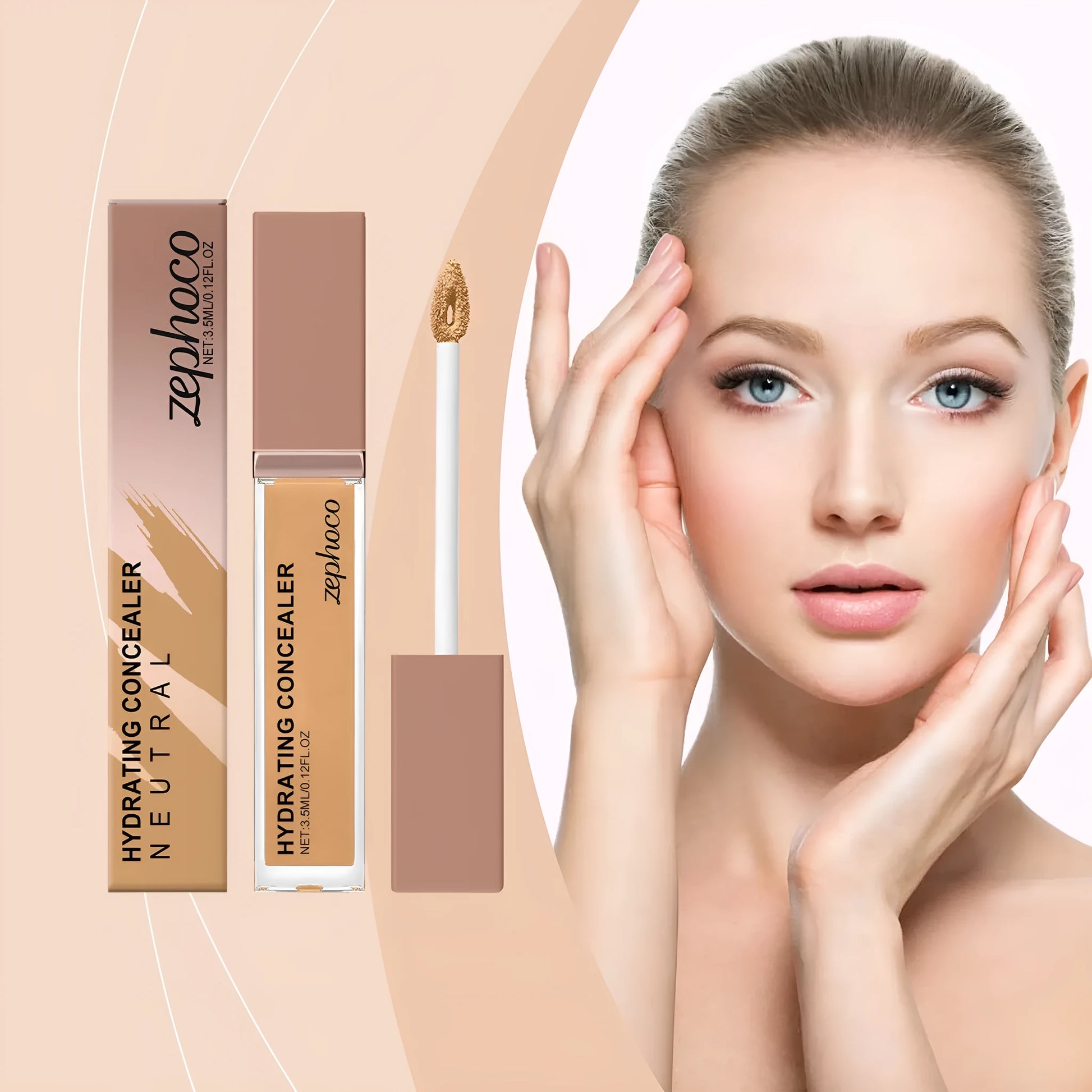 A 3.5ml bottle of medium skin liquid foundation with moisturising concealer properties.