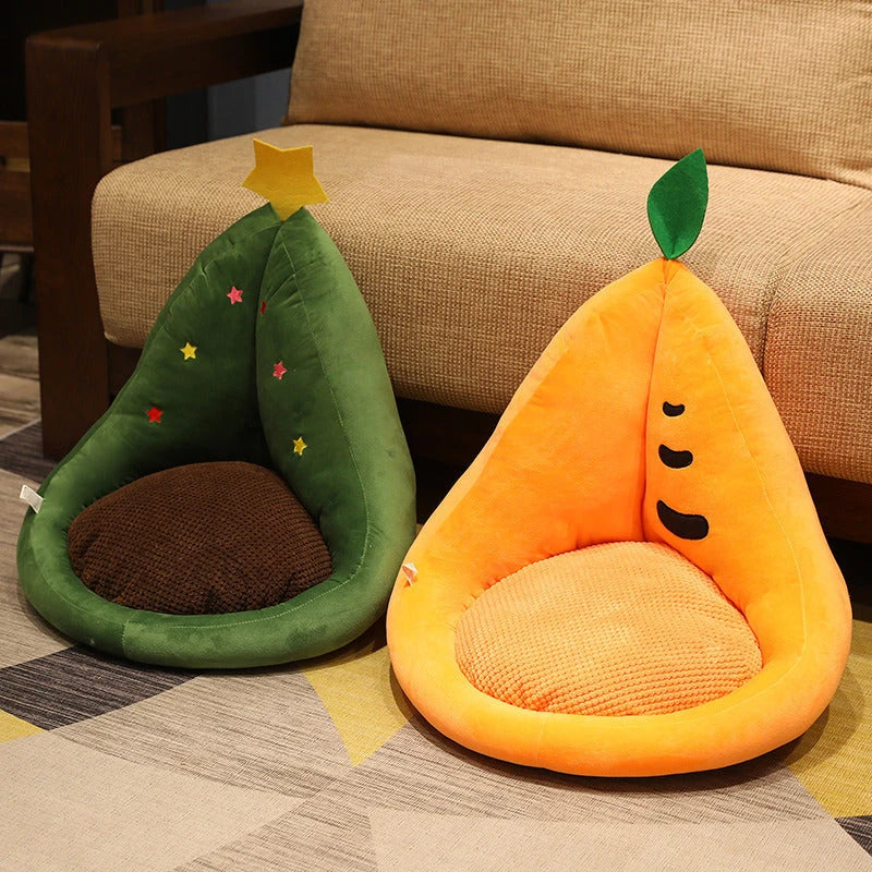 Hhomeenjoy Adorable Plush Fruit Pillows for Comfy Home Decor