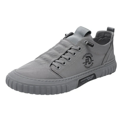 Men's casual canvas shoes with breathable mesh lining in multiple colors