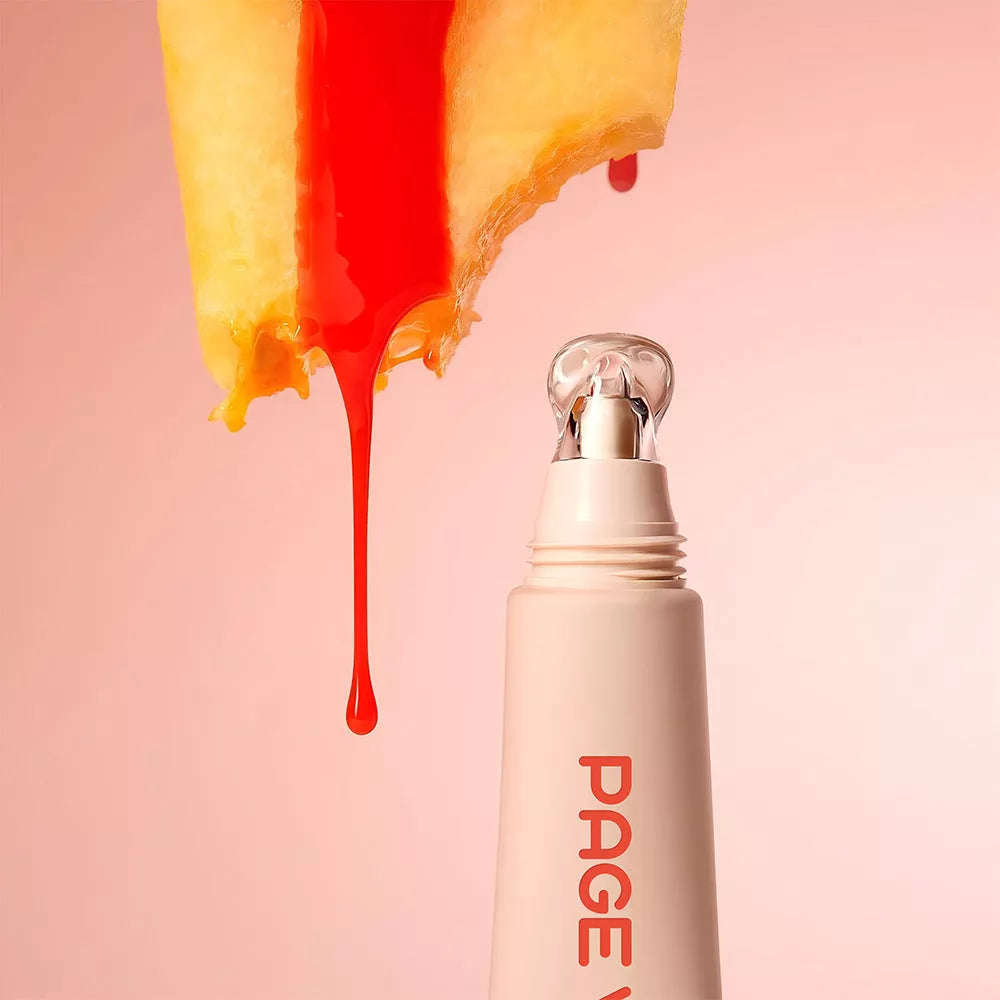 4-Color Brightening Lip Balm with moisturizing and exfoliating benefits in compact design