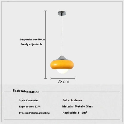 Bauhaus three headed egg tart pendant light with milk white glass shades