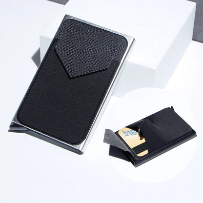Aluminum alloy anti-theft multi card holder in various colors