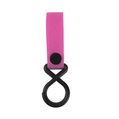 Nylon luggage velcro hook showing velcro closure and available in 18 different colours for bag identification