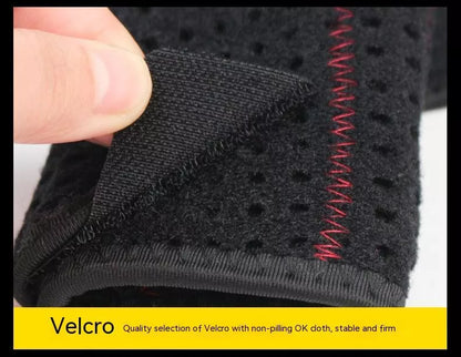 Adjustable black elbow pad for basketball and tennis sports protection