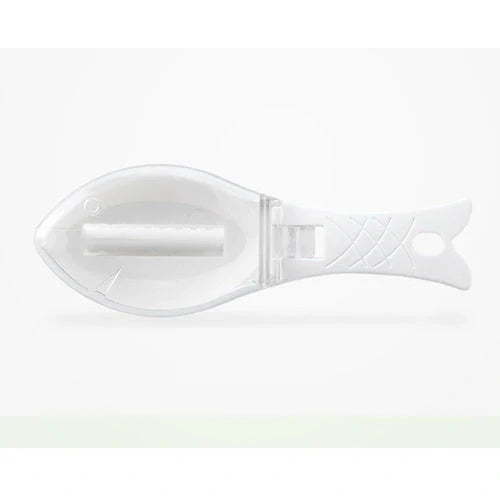 Fish Scale Scraper with cover design and hanging hole for easy storage