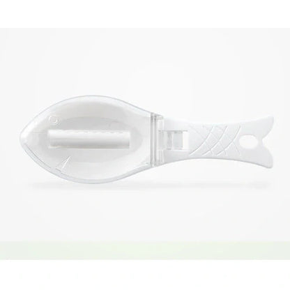 Fish Scale Scraper with cover design and hanging hole for easy storage