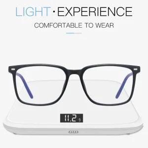 Stylish and comfortable blue light blocking glasses with durable TR90 nylon frames and premium lenses that filter out 90% of harmful blue light.
