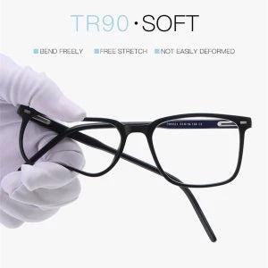Stylish and comfortable blue light blocking glasses with durable TR90 nylon frames and premium lenses that filter out 90% of harmful blue light.