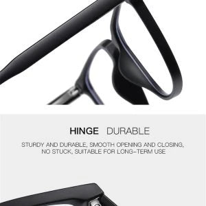 Stylish and comfortable blue light blocking glasses with durable TR90 nylon frames and premium lenses that filter out 90% of harmful blue light.