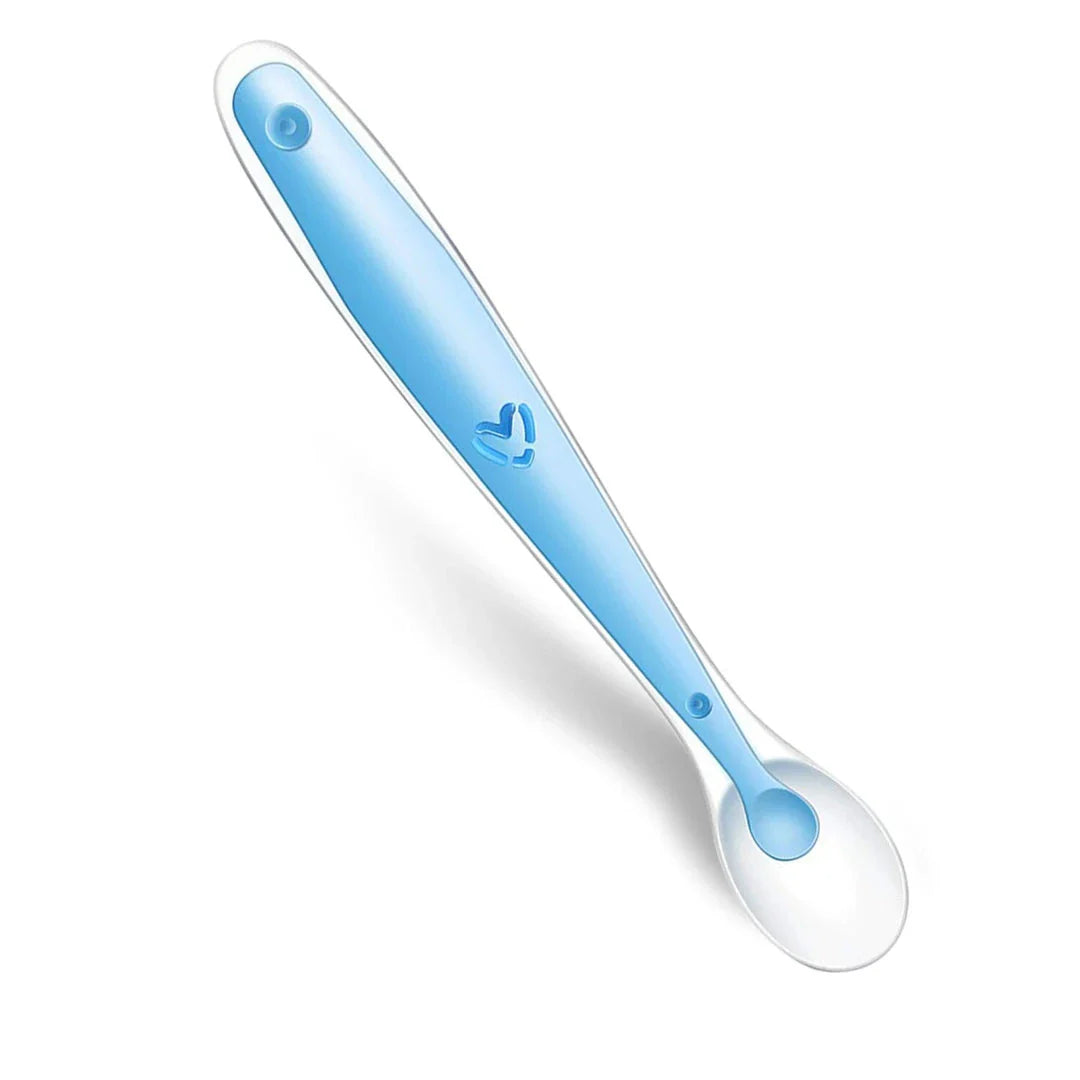 Baby Silicone Soft Spoon with Temperature Sensing Technology for Safe and Comfortable Feeding