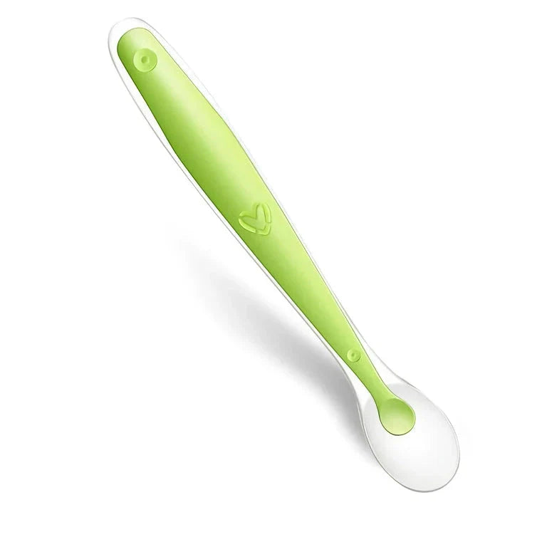 Baby Silicone Soft Spoon with Temperature Sensing Technology for Safe and Comfortable Feeding
