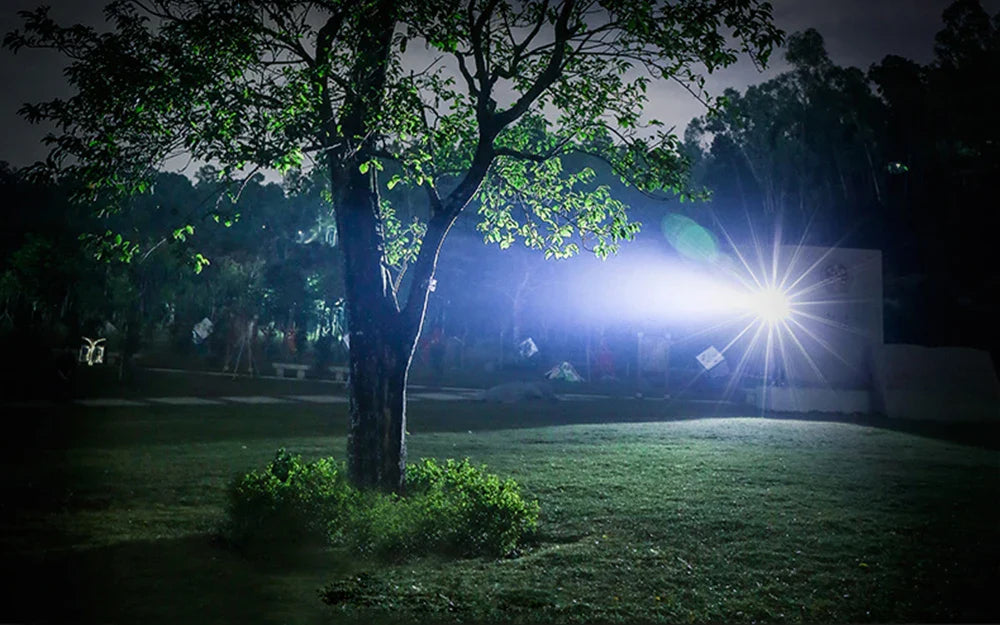 90,000 Lumens Xhp70.2 Flashlight - The World's Brightest Handheld Light Source for Outdoor Adventures