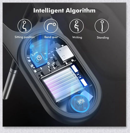 Invisible Smart Posture Corrector Mini - Ergonomic design, Bluetooth connectivity, and a training program to improve posture and relieve back pain