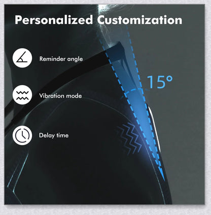 Invisible Smart Posture Corrector Mini - Ergonomic design, Bluetooth connectivity, and a training program to improve posture and relieve back pain