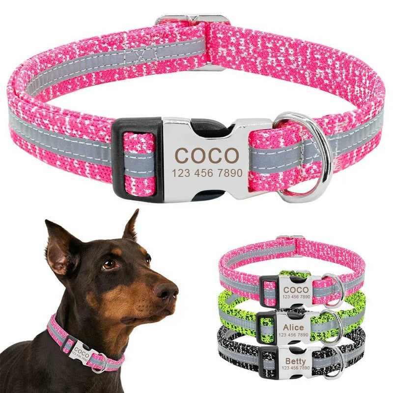 Hhomeenjoy Dog's Reflective Detail Printed Collar