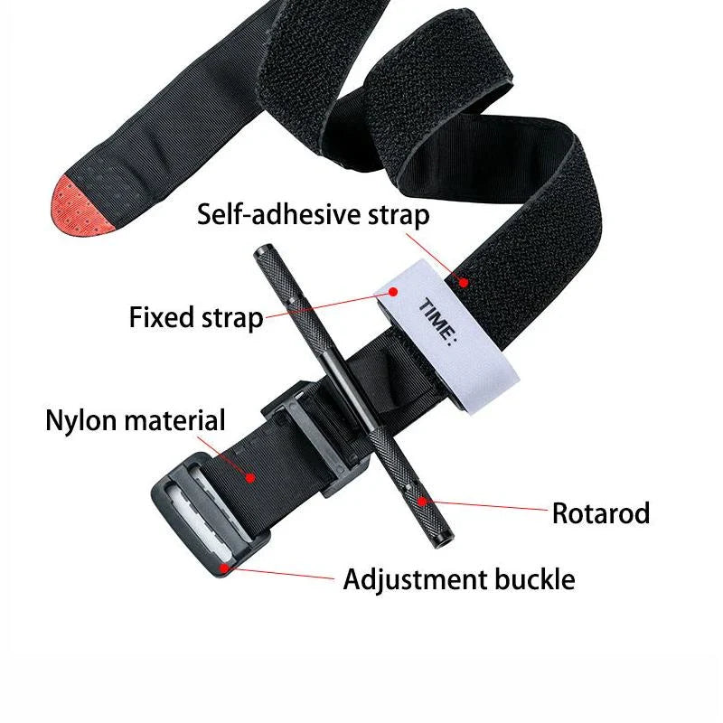 Enhanced Tactical Aluminum Tourniquet - Durable, Lightweight, and Designed for Reliable Emergency Bleeding Control