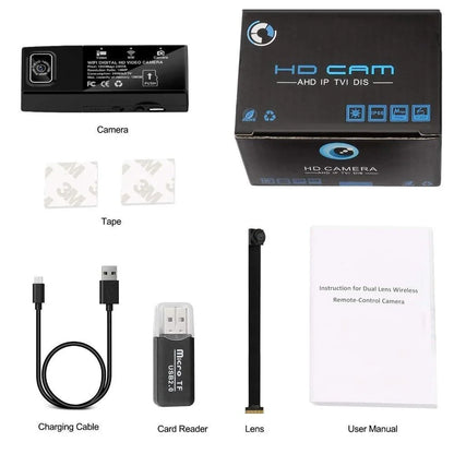 Full HD 1080P Mini Body Camera with Compact Design, WiFi Connectivity, and Motion Detection