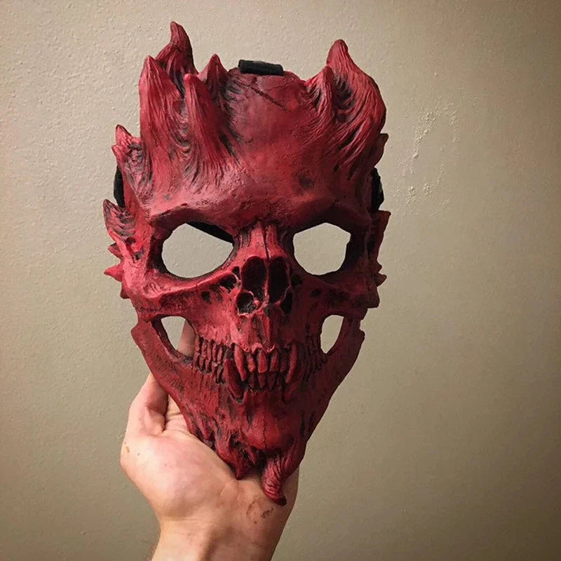 Hhomeenjoy Halloween Fashion Simple Skull Horror Mask
