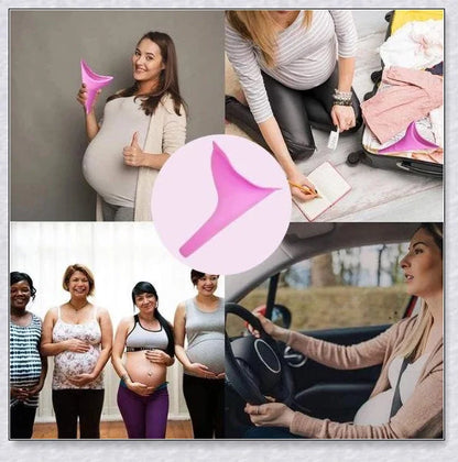 No-Squat Female Urinal (3 Pack) - A portable, reusable device for comfortable, hygienic urination on the go