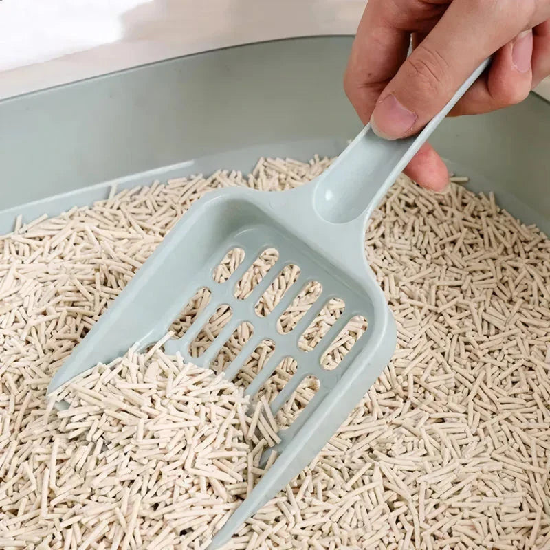 Large Cat Litter Scoop with Perforated Design and Ergonomic Handle for Efficient Litter Box Cleaning