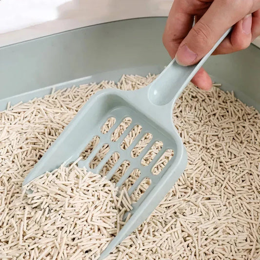 Large Cat Litter Scoop with Perforated Design and Ergonomic Handle for Efficient Litter Box Cleaning