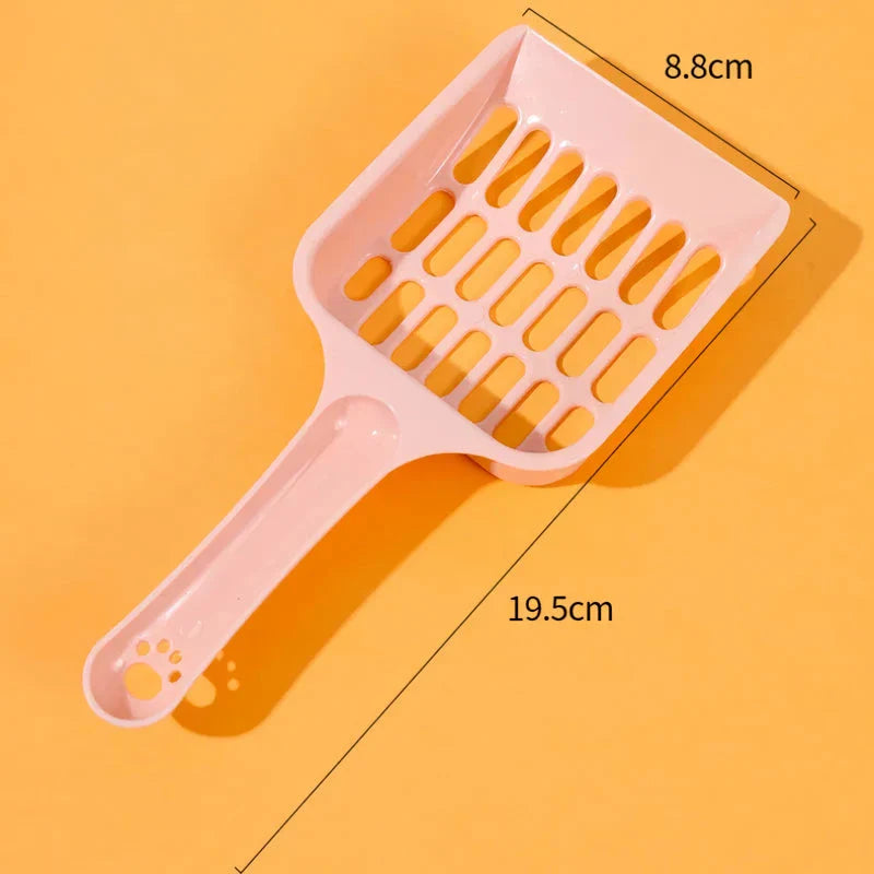 Large Cat Litter Scoop with Perforated Design and Ergonomic Handle for Efficient Litter Box Cleaning