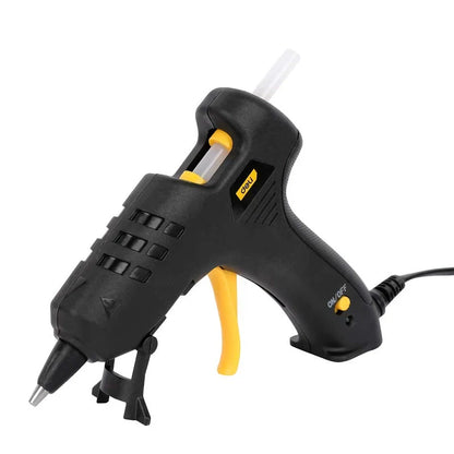 A 20-watt hot melt glue gun with a compact, easy-to-handle design and a durable aluminium nozzle for efficient, precise gluing on a variety of DIY and industrial projects.