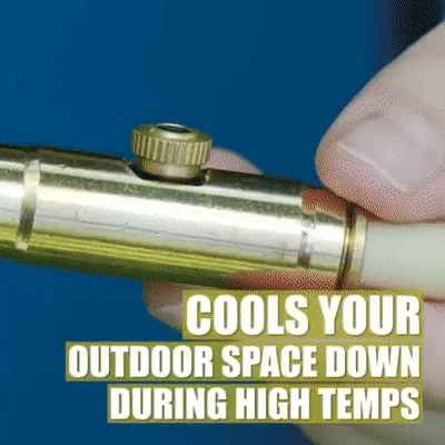 Outdoor Misting System for Backyard, Patio, and Garden Cooling and Plant Care