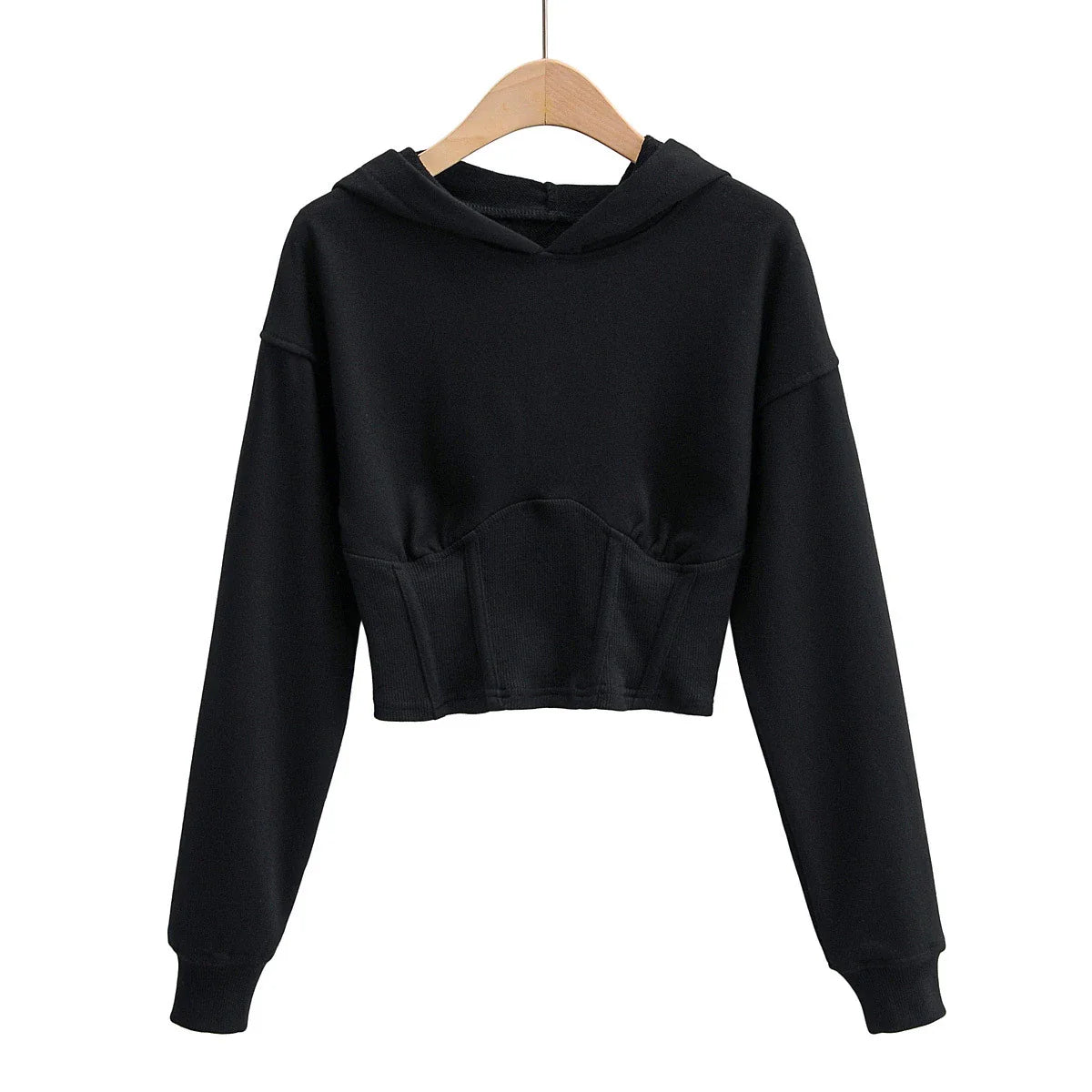 Stylish and comfortable European and American slim-fitting hooded sweater in various colors