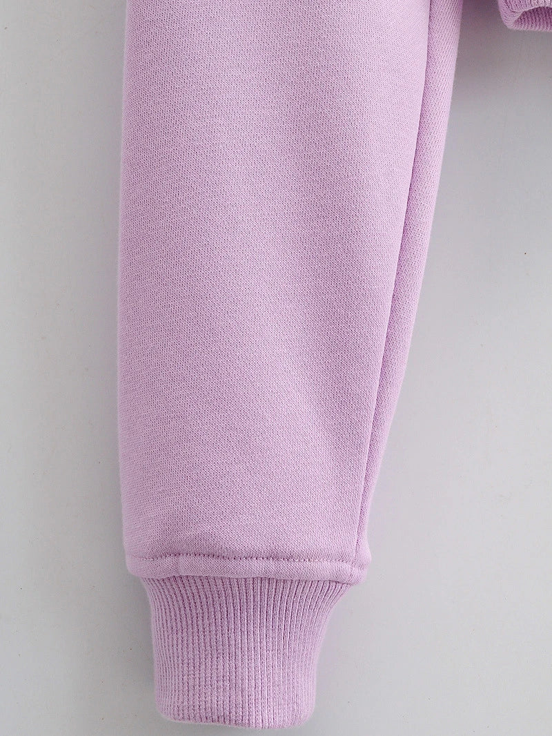 Stylish and comfortable European and American slim-fitting hooded sweater in various colors