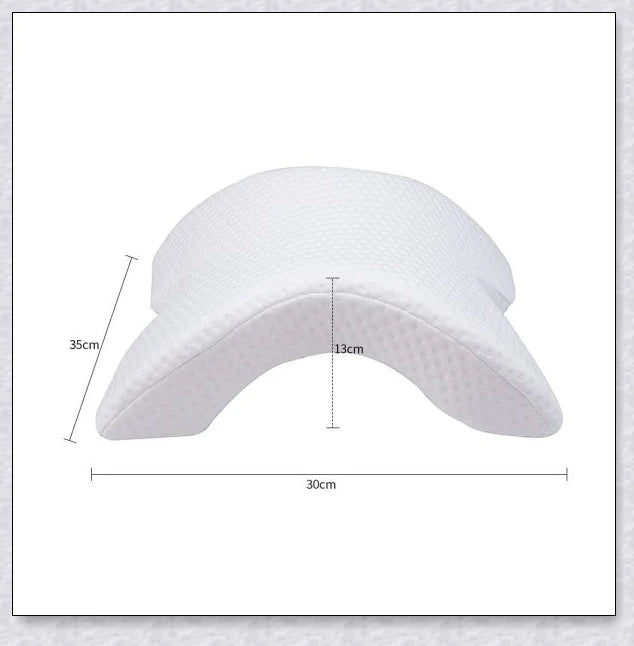 Memory foam arm pillow with ergonomic design for superior comfort and pressure relief during sleep, work, and cuddling