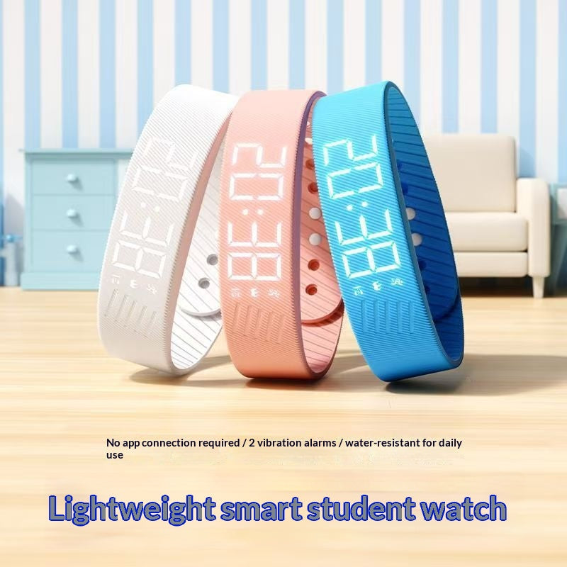 Ultra-Slim LED Digital Fitness Tracker - Waterproof Sports Smartband with 3D Pedometer, Sleep Monitor & Built-in USB Charge