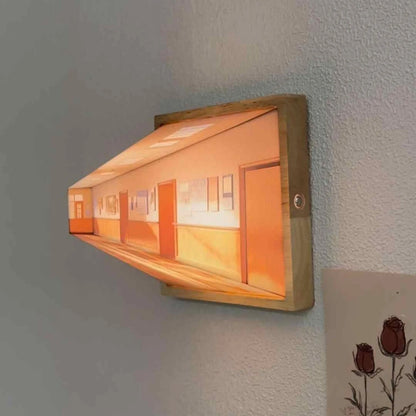 3D Illusion LED Night Light with hand-painted illustrations, perfect for home decor or as a unique gift.