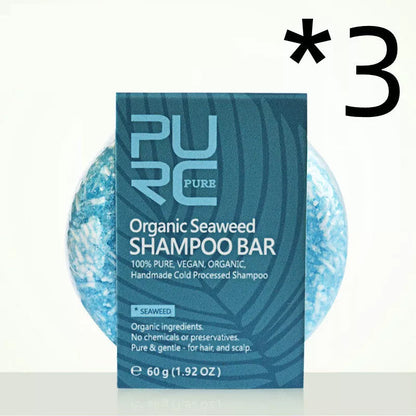 Purc Hand-Extracted Soap bar with natural ingredients for anti-dandruff and oil control