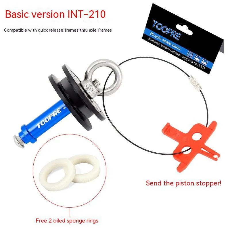 Aluminium alloy bicycle chain holder and tensiometer tool with three format options