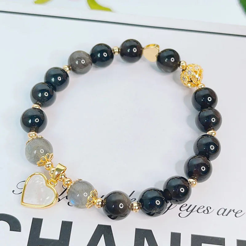 Silverstone electroplated bracelet for women with sweet cool style and flower, heart, or star charm options