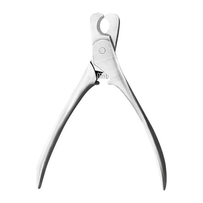 Professional silver stainless steel pet nail clipper for dogs and cats