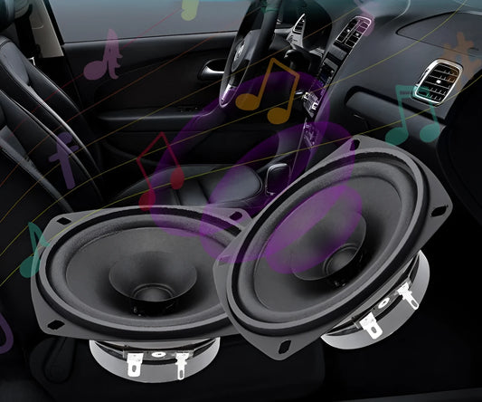 4 inch bass coaxial car horn speaker for General Motors vehicle audio modification