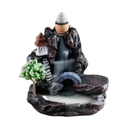 Ceramic backflow incense burner ornament in modern simplicity style