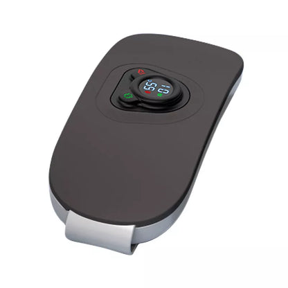 Stomach Band Vibratory Heating Massager with digital display and adjustable settings