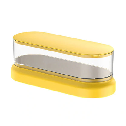 Compact ultrasonic cleaning machine for watches and small items, white color