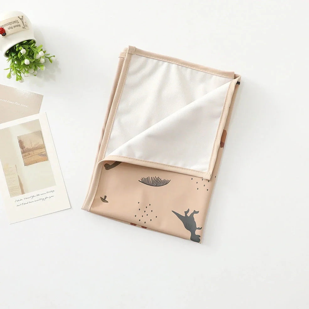 Baby Fashion waterproof washable diaper pad with animal print design in multiple size options