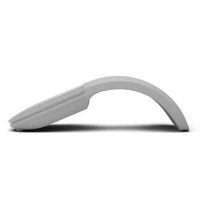 Black folding touch wireless mouse shown in open position with Bluetooth 4.0 logo