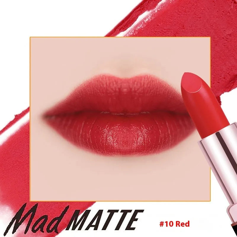Fey Beauty Cameo Brown nude moisturising lipstick bullet and case.