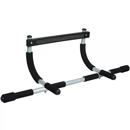 Indoor fitness door frame pull-up bar for strength training