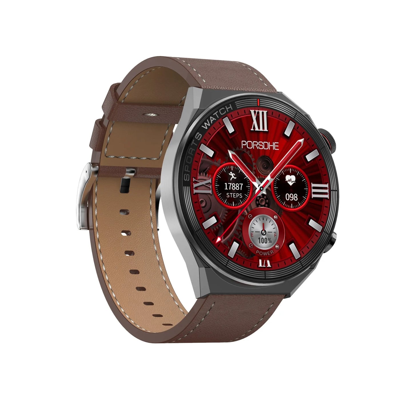 Large screen Bluetooth smart watch with 1.5-inch display showing interface